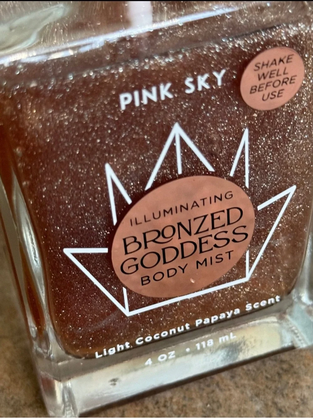 Bronzed Goddess Illuminating Body Mist - Shimmering Bronze